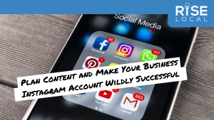 YouTube Thumbail photo for Rise Local vlog about using Instagram to promote your business