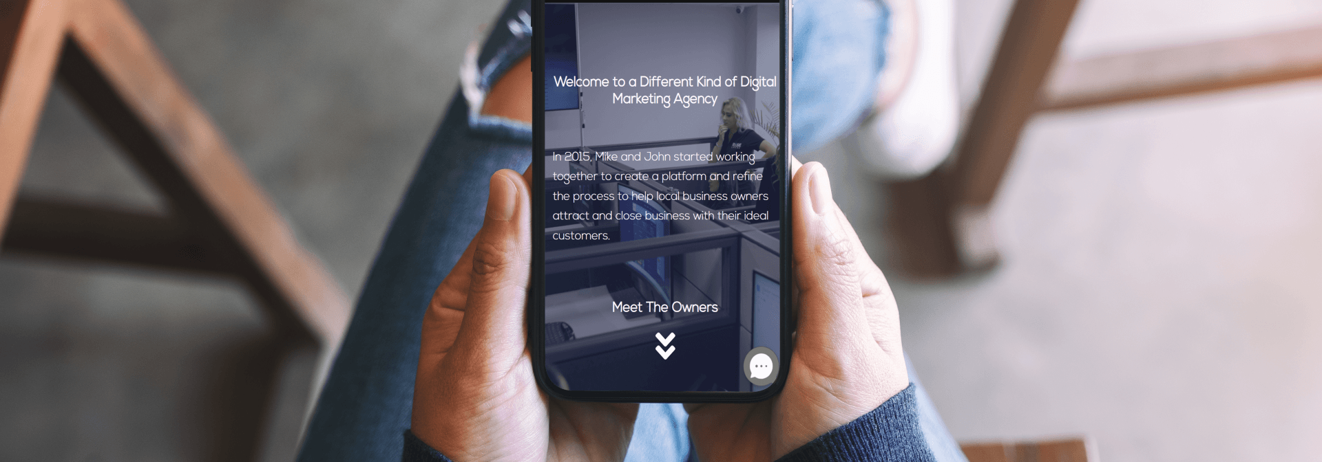 mobile website design by rise local
